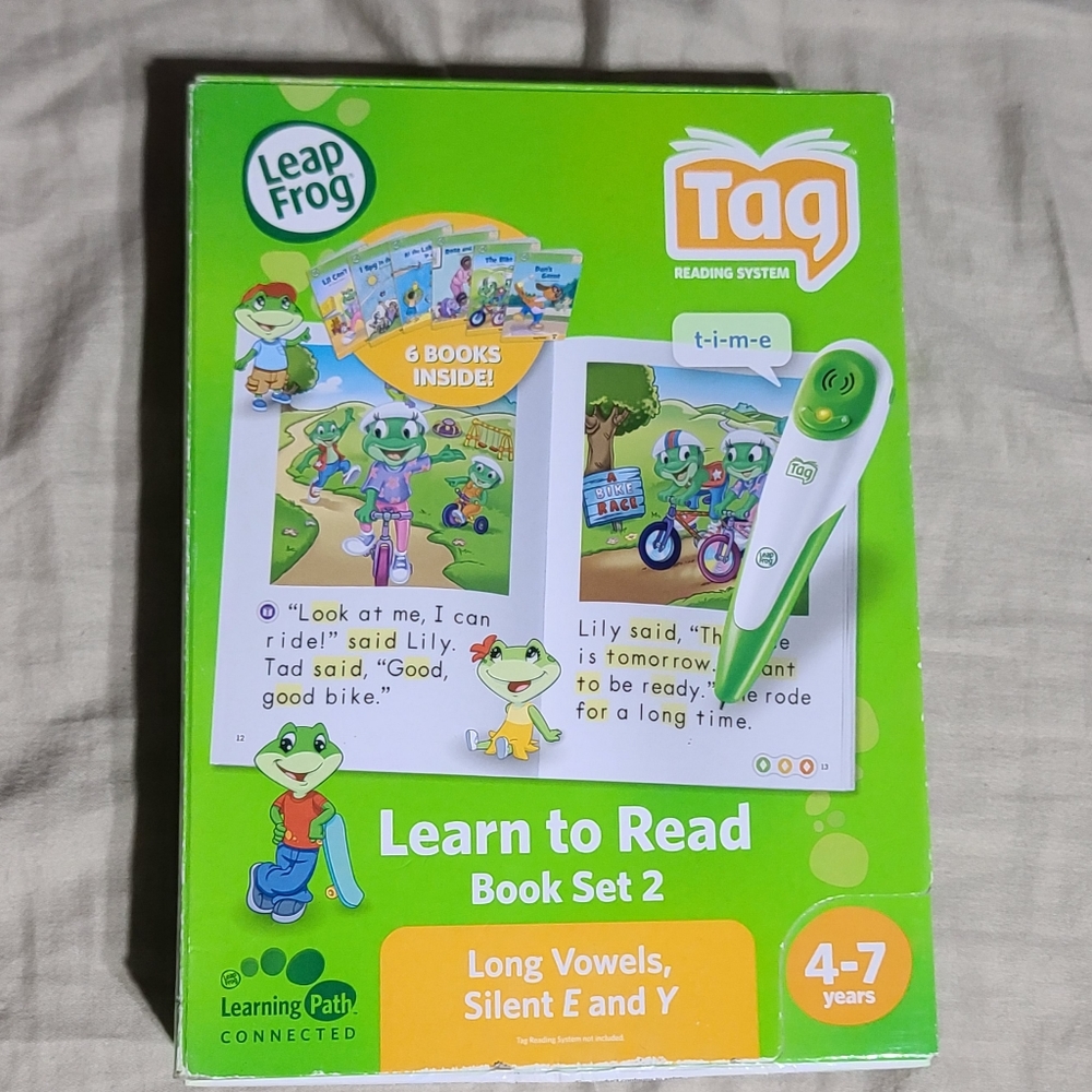 NEW Leapfrog Tag Learn to read book set No 2